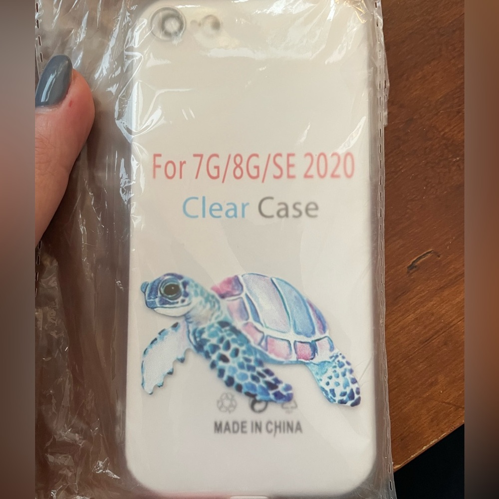 iPhone case and pop socket sea turtle